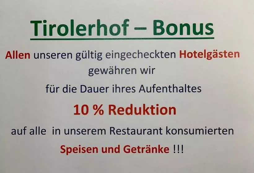 호텔 Tirolerhof
