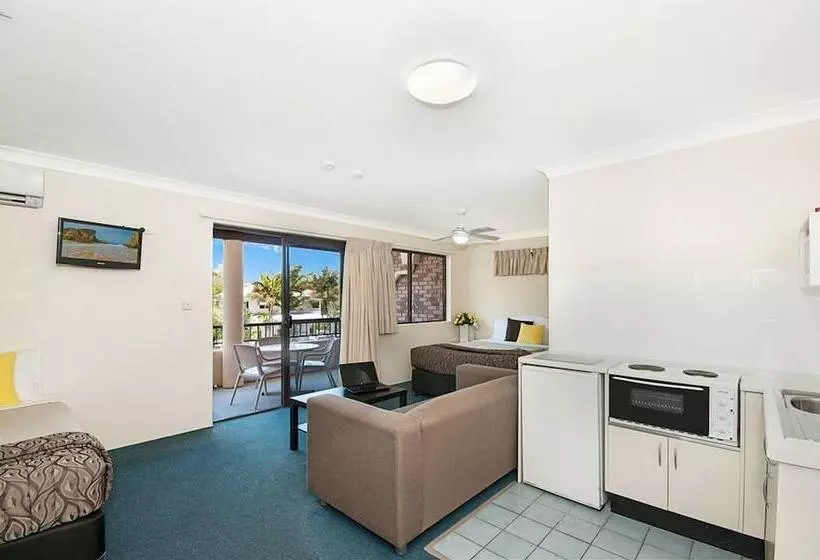 מוטל Byron Bay Side Central Studio Apartments