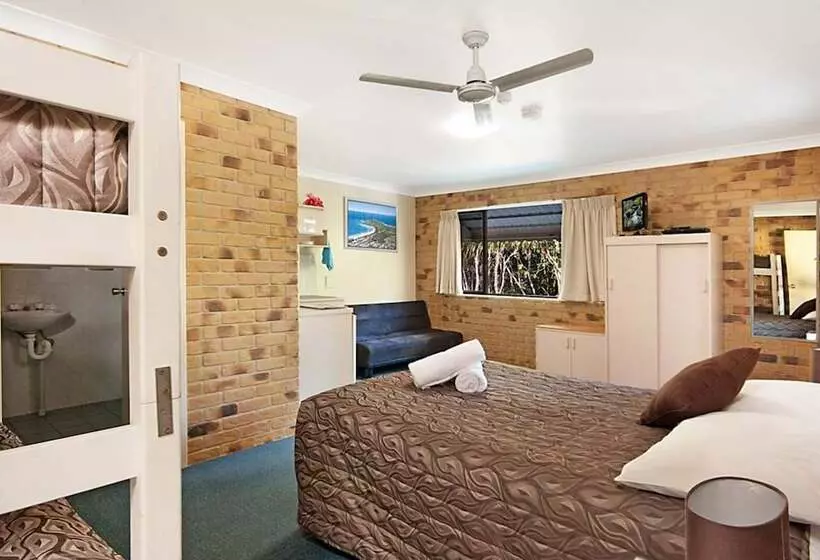 מוטל Byron Bay Side Central Studio Apartments