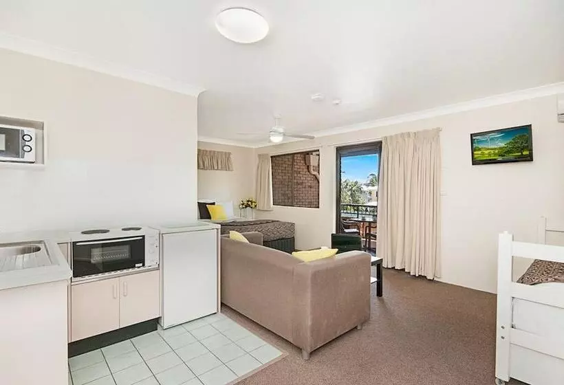 מוטל Byron Bay Side Central Studio Apartments