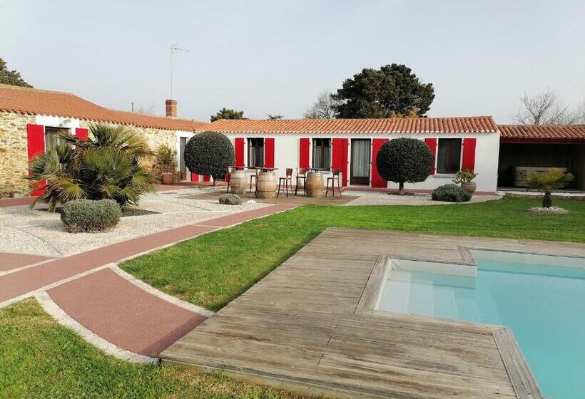 민박 La Longère Des Olonnes