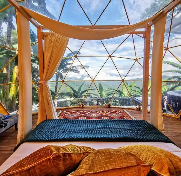 בית מלון כפרי Bajo El Cielo Glamping San Francisco