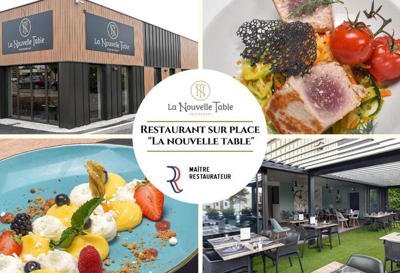 ホテル Contact Hôtel Astréa Nevers Nord Et Son Restaurant La Nouvelle Table