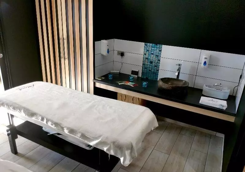 ホテル Logis Hôtel Et Spa Chez Camillou