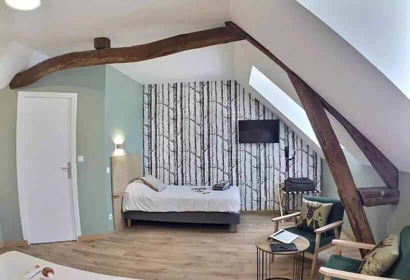 호텔 Logis Hôtel Du Cygne