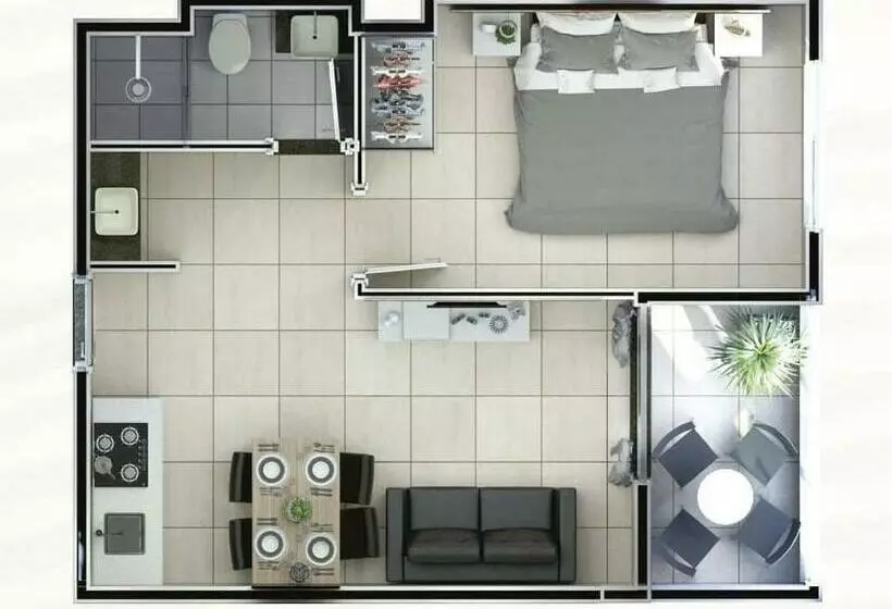 ホテル Salinas Premium Resort   Quarto Linda Vista