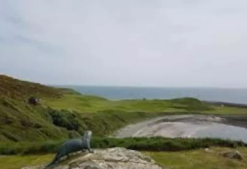 ホテル Delighful, Cosy Caravan With Sea View In Monreith