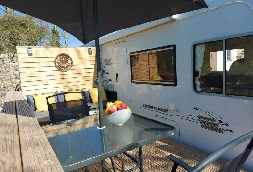 Hotelli Large Static Motorhome Stunning Countryside Views