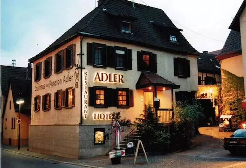 بنسيون Adler Gaststube Hotel Biergarten