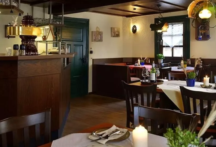 بنسيون Adler Gaststube Hotel Biergarten