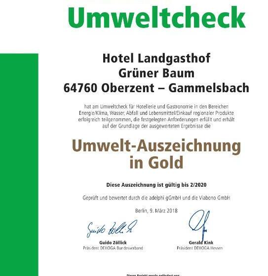 膳宿费 Grüner Baum Mit Restaurant & Wellness