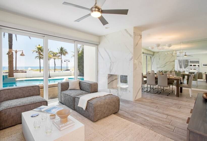 Sea Breeze By Avantstay Across From Fort Lauderdale Beach Pool Out Door Dining Fire Pit