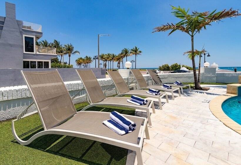 Sea Breeze By Avantstay Across From Fort Lauderdale Beach Pool Out Door Dining Fire Pit