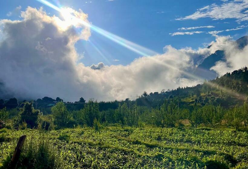 בית מלון כפרי Basic Hut In An Orchard Rehn Village