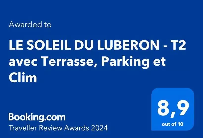 Le Soleil Du Luberon   T2 Avec Terrasse, Parking Et Clim