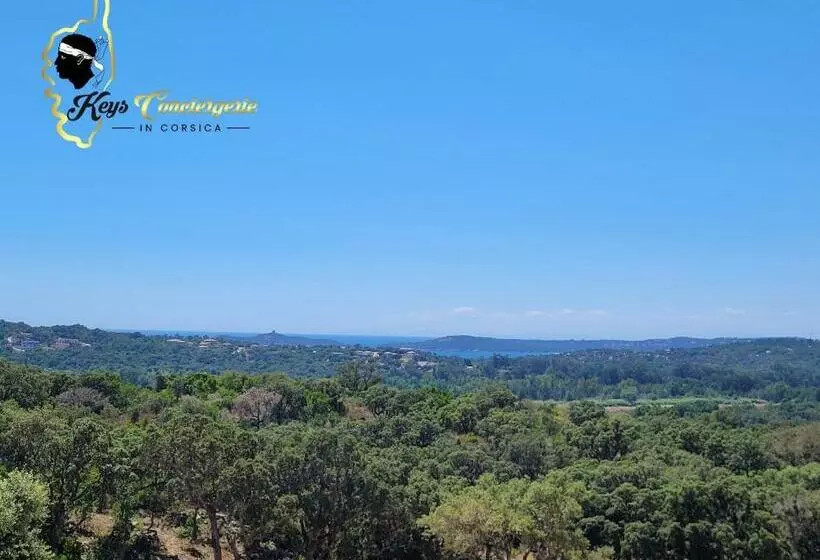 Casa Balancinu Vue Panoramique Sur Montagne Et Mer Piscine Privée