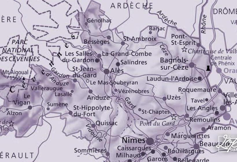 ペンション Chambre D Hôtes, Spa Privatif   Gard, Occitanie