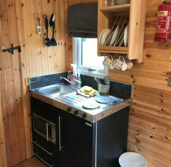 Stunning Railway Carriage With Private Hot Tub