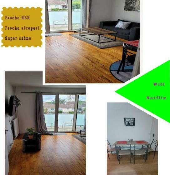 Eden Appart Viry, 10mn Aéroport D Orly