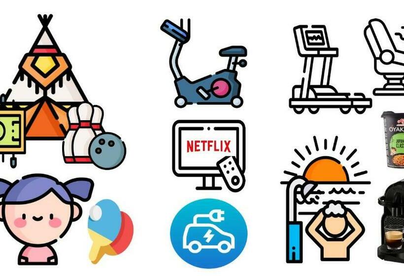 Attico In Paradiso, Palestra, Giochi, Netflix, Evcharge