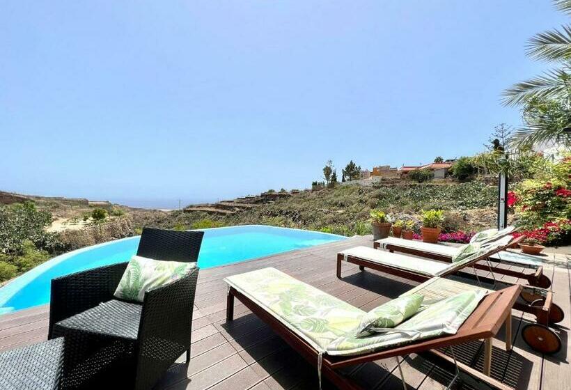 Espectacular Villa Con Piscina Infinity, Bbq Y Wifi En San Miguel De Abona, Tenerife Sur