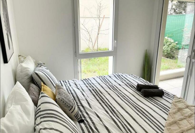 Grand Appartement Lumineux & Spacieux Avec Jardin