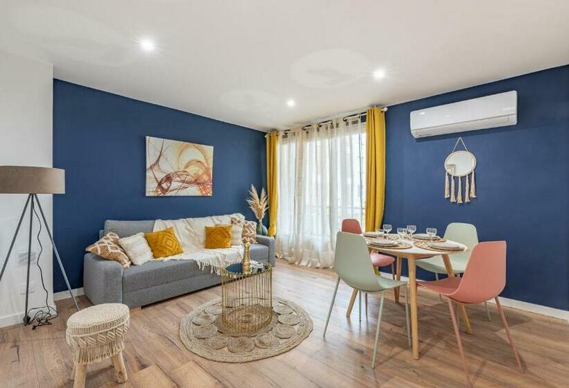 Amja Proche Clinique Saint Roch Apt 3 Chambres 3 Salles De Bain Parking Gratuit Idéal Famille Groupe