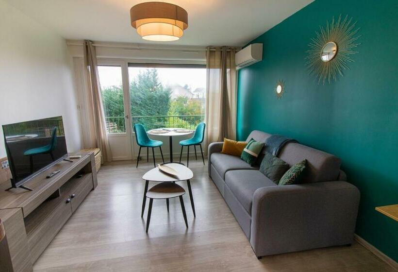 Le Pic Vert De Bergerac Idéal Pro, Solo, Couples Studio Au Calme Parking Gratuit 400m Hôpi