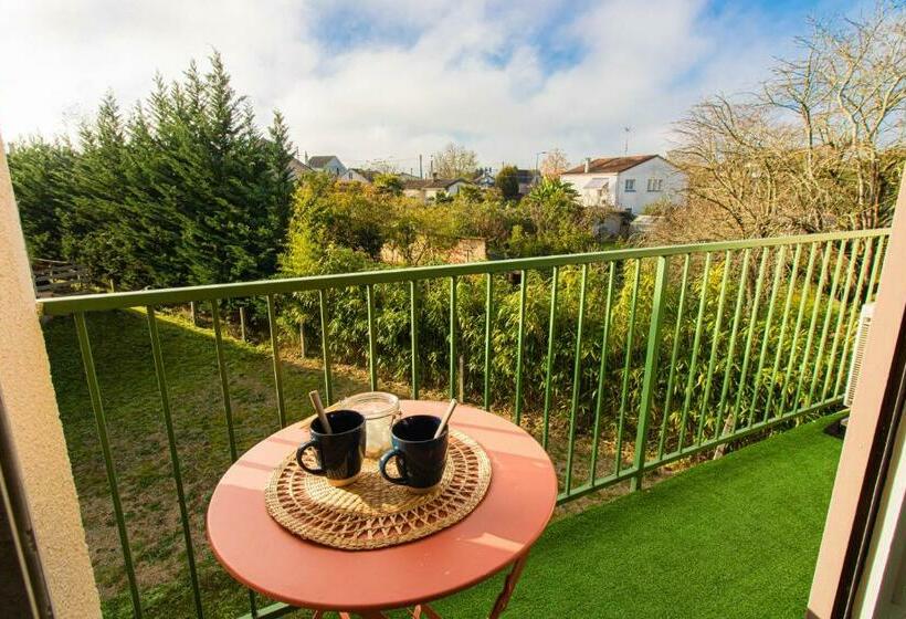 Le Pic Vert De Bergerac Idéal Pro, Solo, Couples Studio Au Calme Parking Gratuit 400m Hôpi