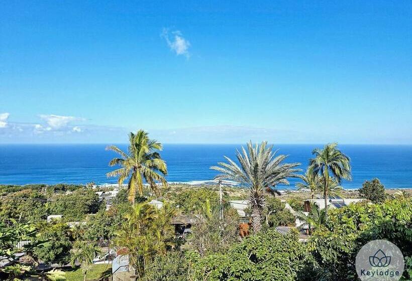 Cœur Soleil  Vue Mer Dégagée   T3   50m2   Les Avirons