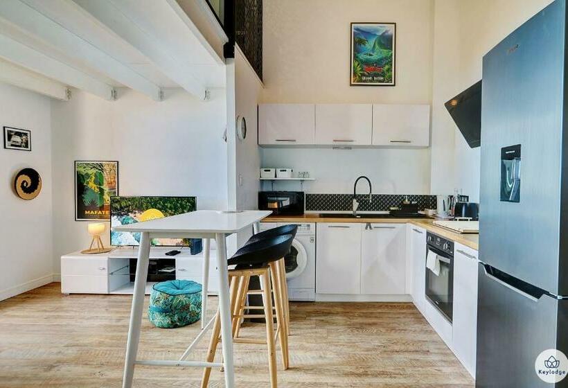 Cœur Soleil  Vue Mer Dégagée   T3   50m2   Les Avirons