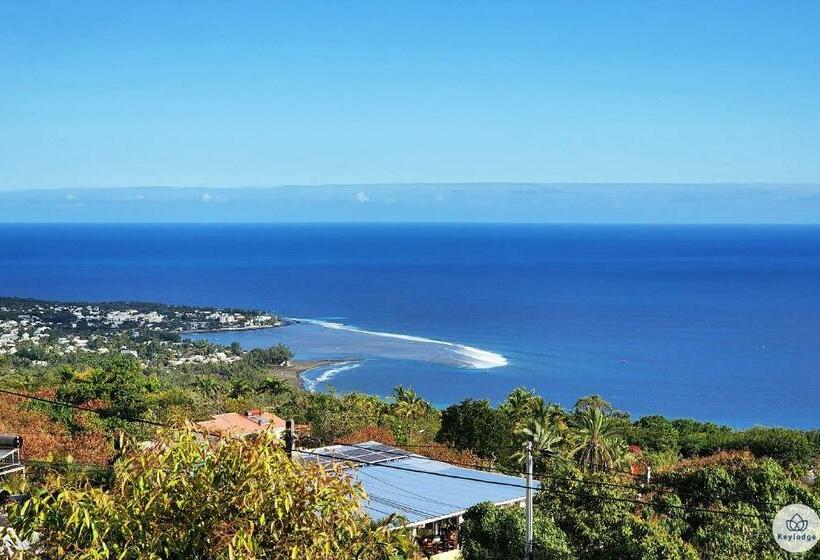 Cœur Soleil  Vue Mer Dégagée   T3   50m2   Les Avirons