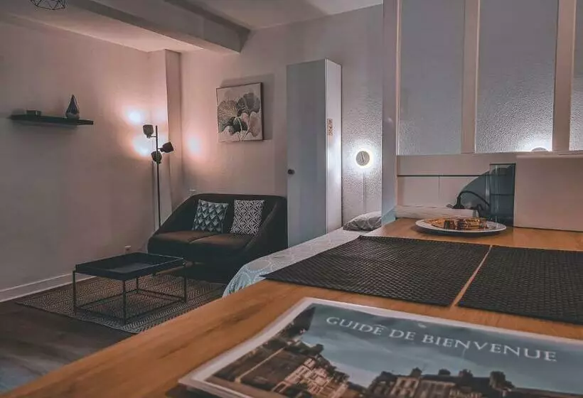 Grand Studio Neuf Parking Privatif 3 Minutes Gare Au Calme