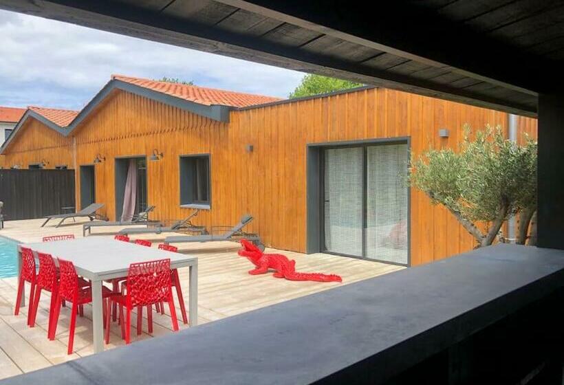 Nanie Villa Centre Ville, Piscine, Wifi La Teste De Buch