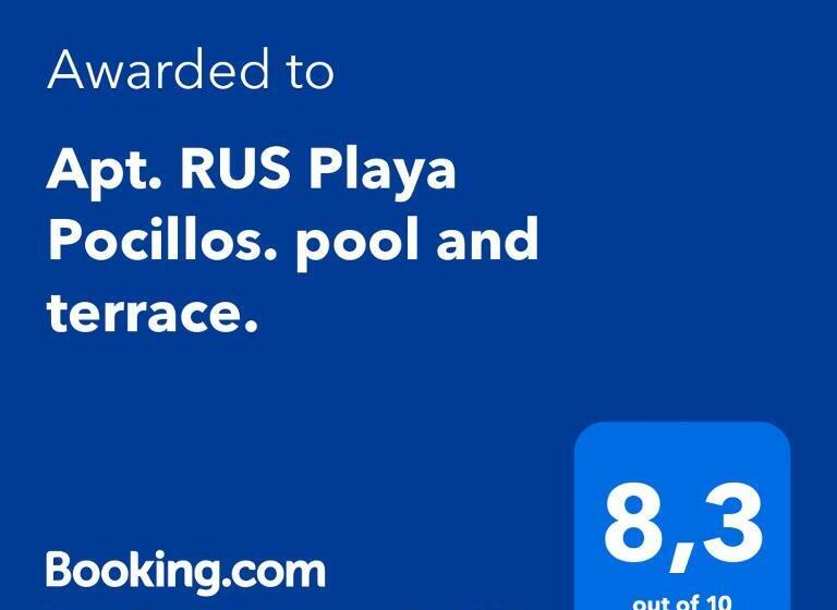 Apt. Rus Playa Pocillos. Pool And Terrace