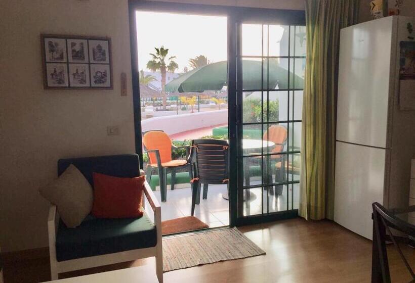 Apt. Rus Playa Pocillos. Pool And Terrace