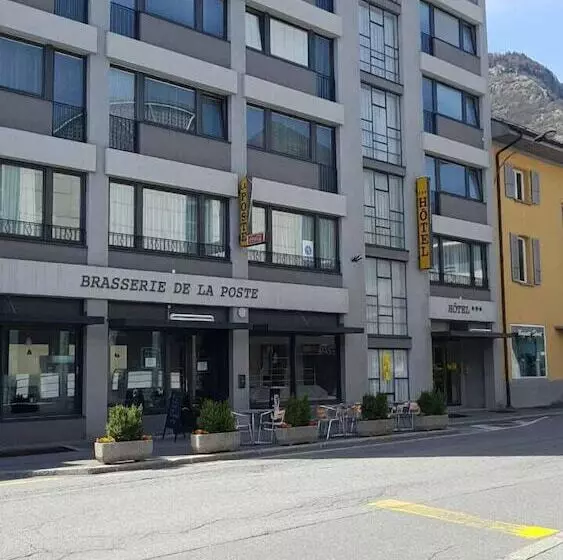酒店 Hôtel De La Poste Martigny City Center