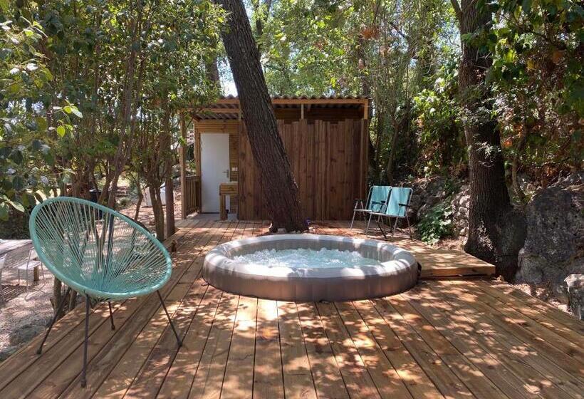 فندق Les Roulottes De Bayama  Logement Insolite Avec Jacuzzi
