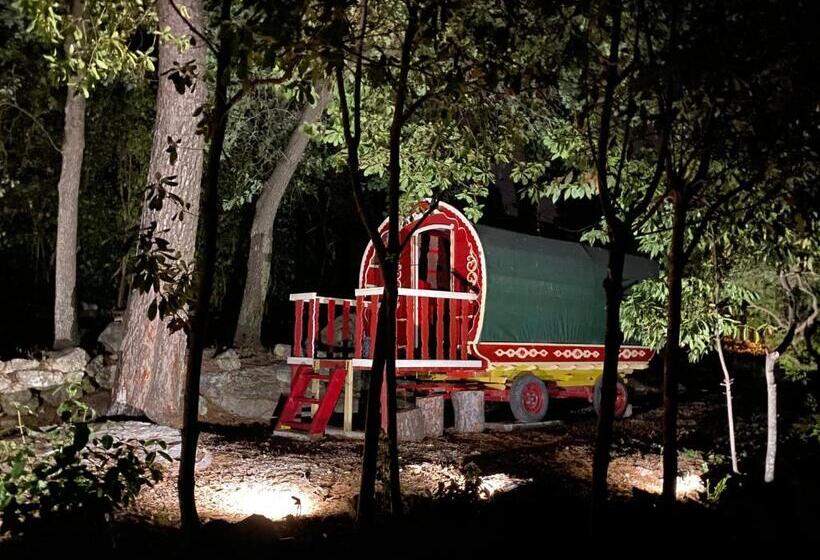 فندق Les Roulottes De Bayama  Logement Insolite Avec Jacuzzi