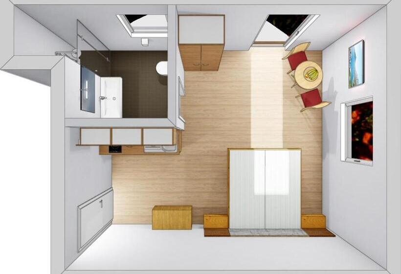 酒店 Sandhof Ferienwohnungen