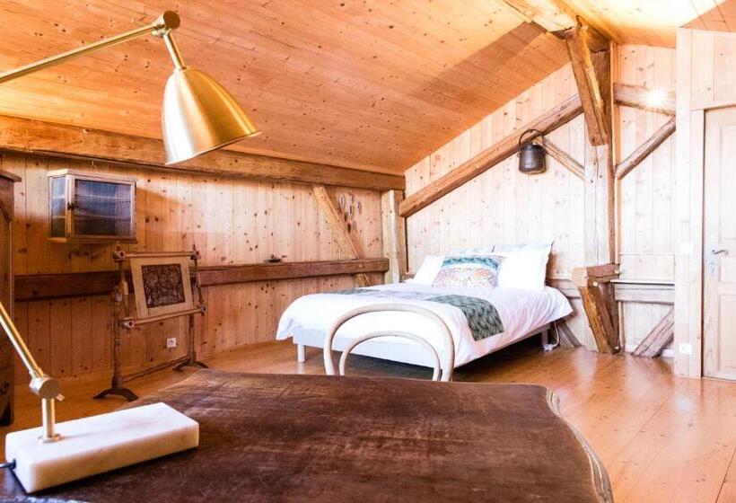 Chalet Familial Authentique Avec Jardin/cheminée