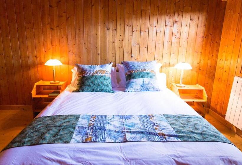 Chalet Familial Authentique Avec Jardin/cheminée