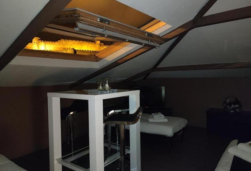 تختخواب و صبحانه La Villa Carcassonne, Cité 8 Min à Pieds, Clim, Piscine, Full Wifi, Borne 7,5kw, Vélo élect, Parking