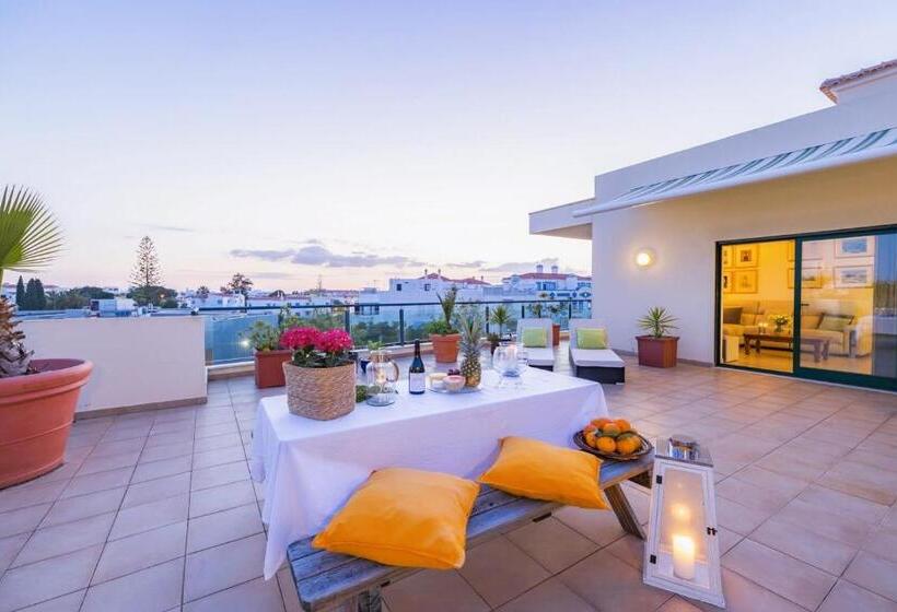 Penthouse Apartment With Large Terrace, Pool & Garden