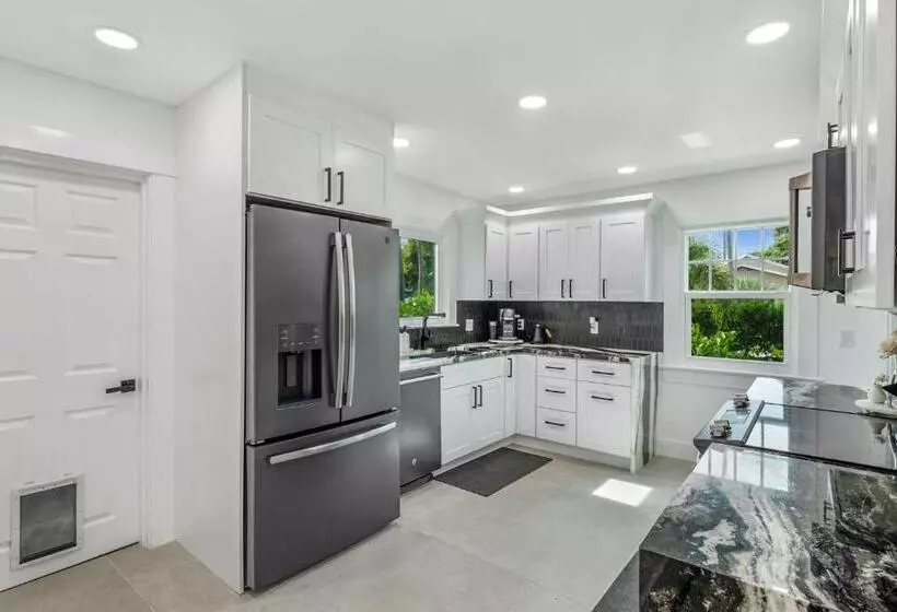 Historic Waterfront Estate With Yard & Modern Kitchen