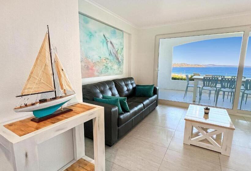 Puerto Velero Primera Línea Primer Piso Con Jardín, Piscina Y Playa! 2pax