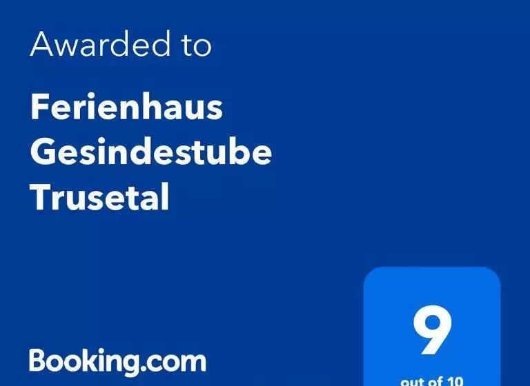 Ferienhaus Gesindestube Trusetal