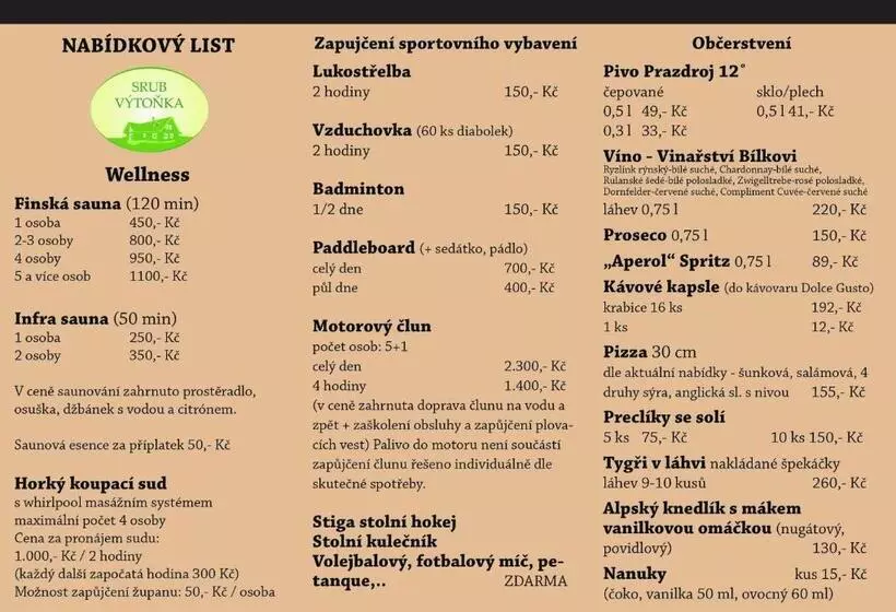 Apartmány Srub Výtoňka Lipno