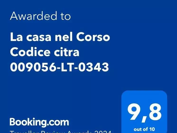 La Casa Nel Corso Codice Citra 009056 Lt 0343