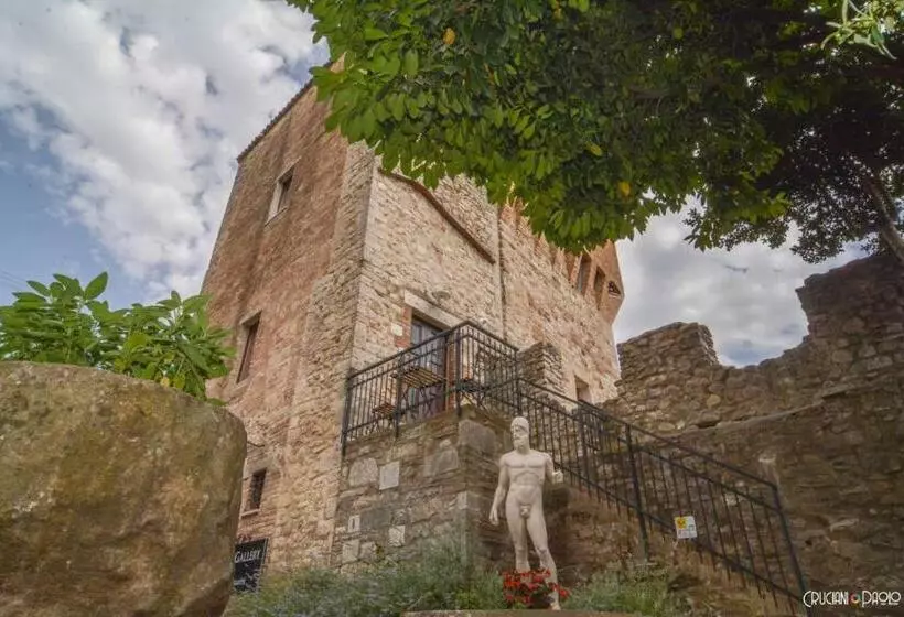 ペンション Torre Caetani Night In A Medieval Tower